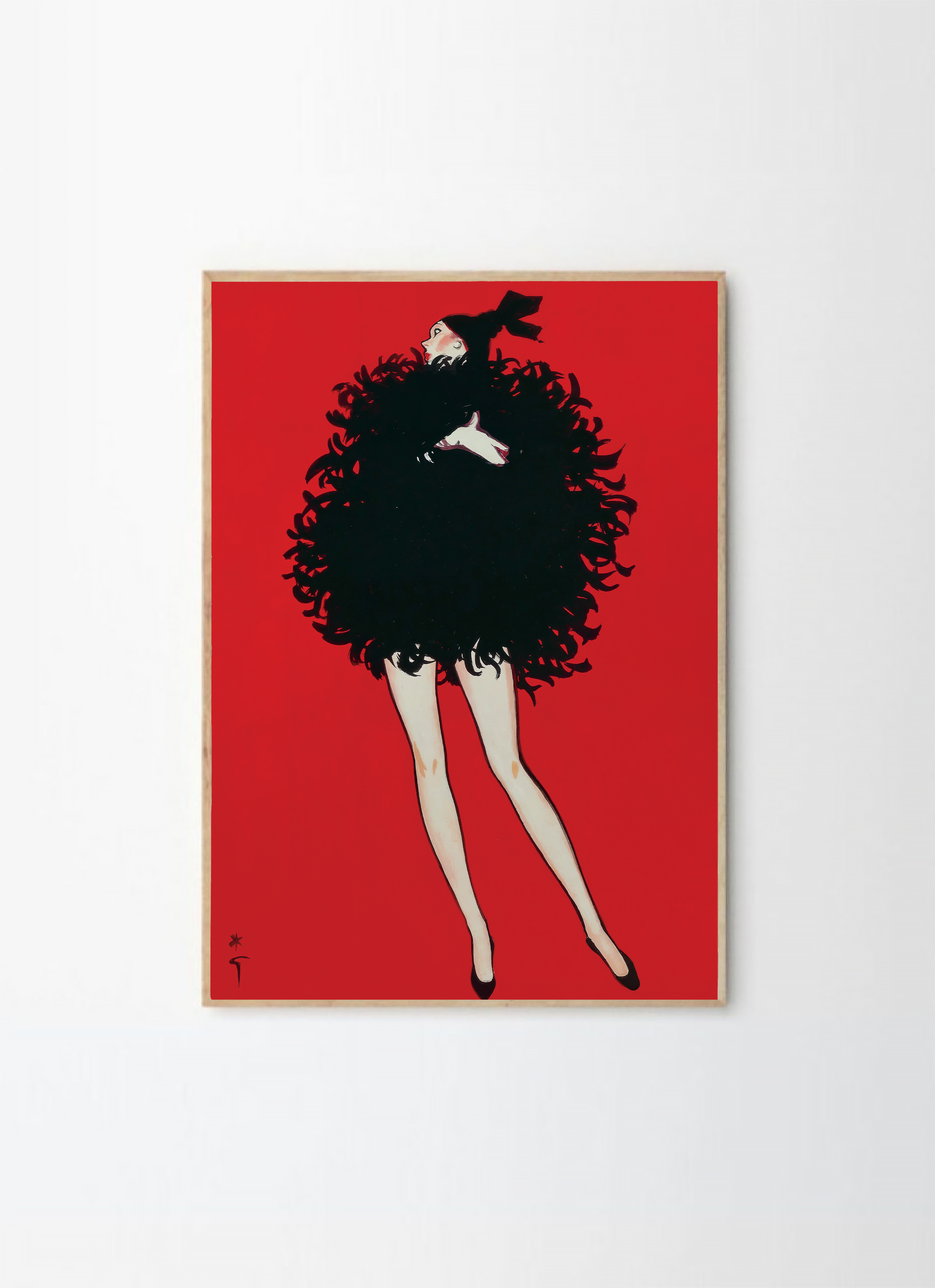 Vintage Kuwait Fashion Poster